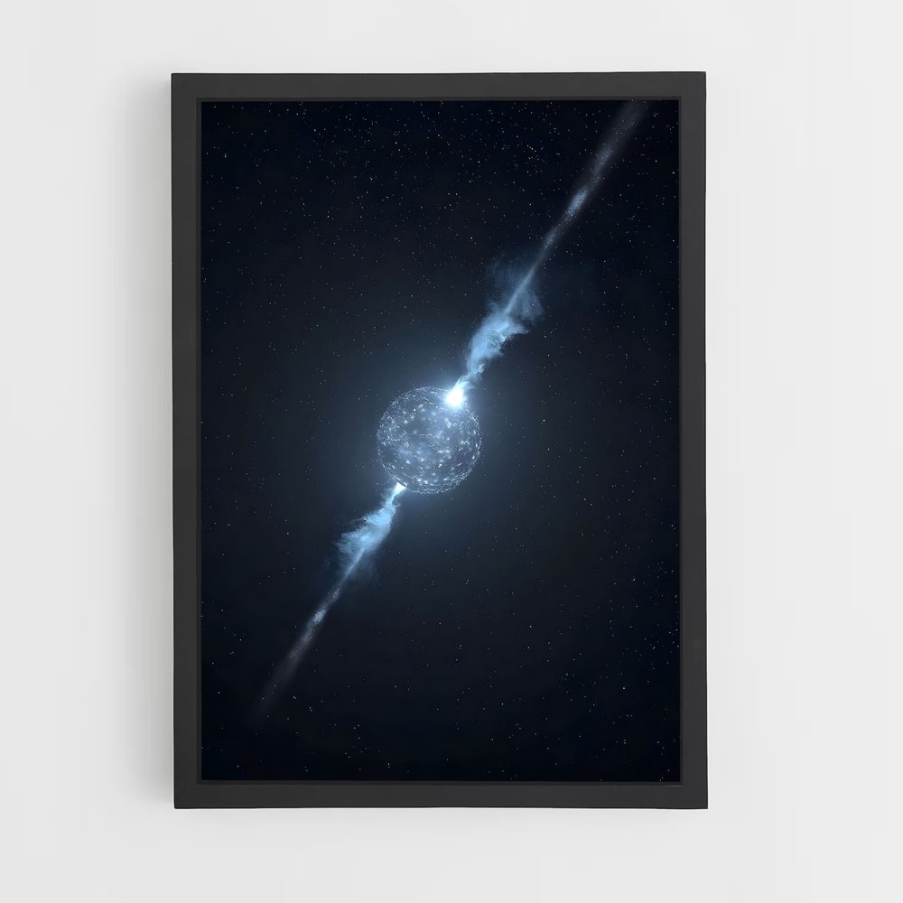 Poster Comète Étoilée (vue 2)